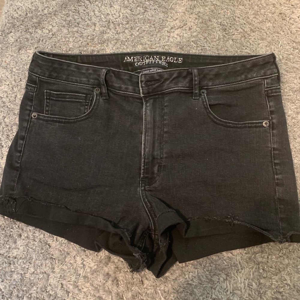 AE NE Level super high-waisted Denim short Short.